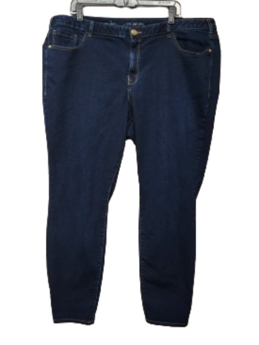 Lane Bryant Plus Dark Wash Blue Skinny Jeans GeniusFit 1034198 Cotton Stretch